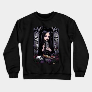 Wednesday Gothic Nights Crewneck Sweatshirt